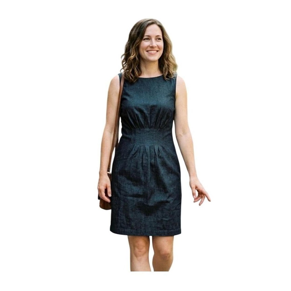Y2K Mossimo Premium Dark Wash Denim Mini Dress Jeans XS